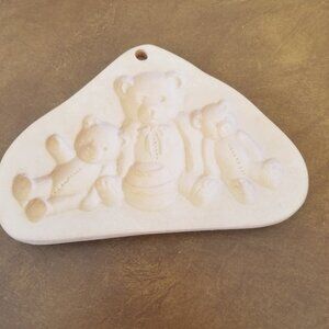 Cotton Press Teddy Bears Cookie Mold